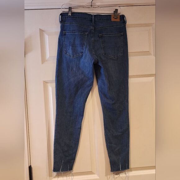 Denizen Levi's mid rise destructed style skinny jeans 10S - Picture 5 of 5